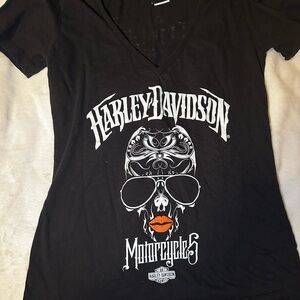Harley-Davidson Charcoal Tee with Logo